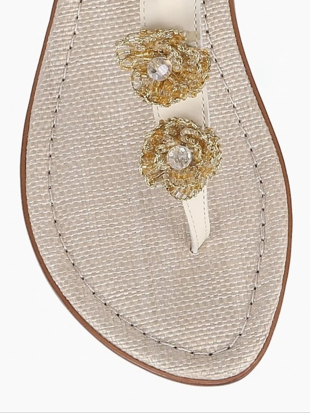 NWT! Sam Edelman Embellished Thong Sandals Size 7M - Picture 3 of 9
